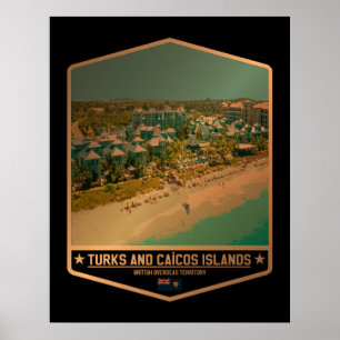 Turks- en Caicoseilanden Poster