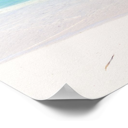 Turks- en Caicoseilanden Poster (Hoek)