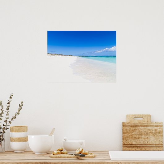 Turks- en Caicoseilanden Poster (Keuken)