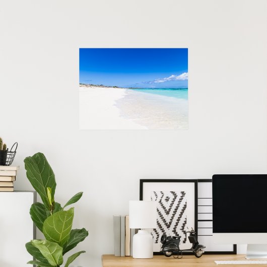 Turks- en Caicoseilanden Poster (Thuiskantoor)