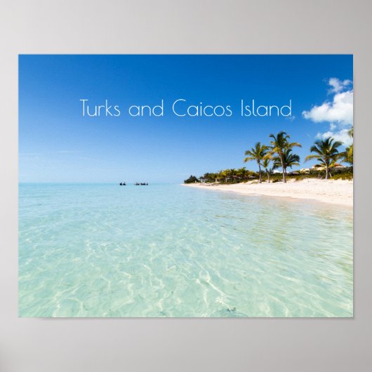 Turks- en Caicoseilanden Poster (Voorkant)