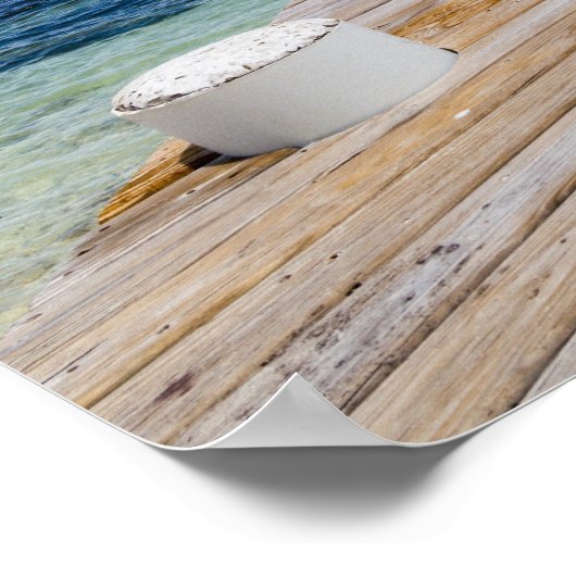 Turks- en Caicoseilanden Poster (Hoek)