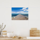 Turks- en Caicoseilanden Poster (Keuken)