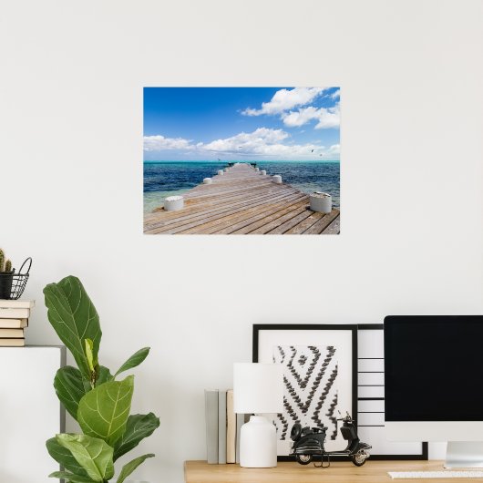 Turks- en Caicoseilanden Poster (Thuiskantoor)