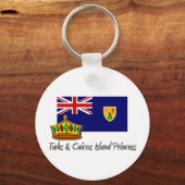 Turks- en Caicoseilanden prinses Sleutelhanger (Voorkant)