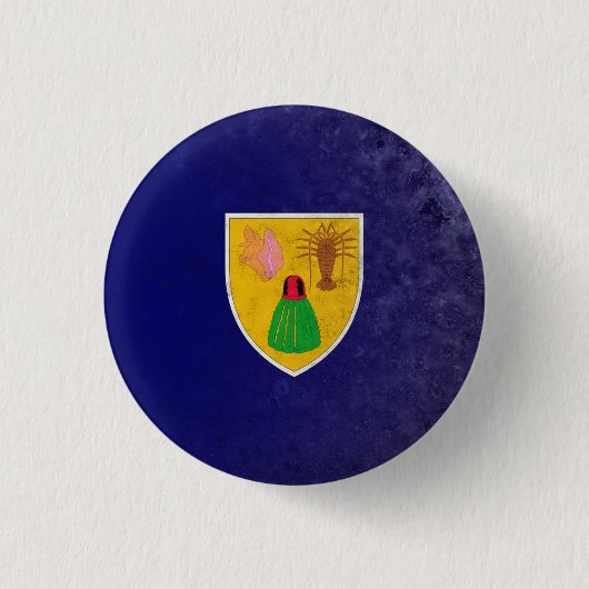 Turks- en Caicoseilanden Ronde Button 3,2 Cm (Voorkant)