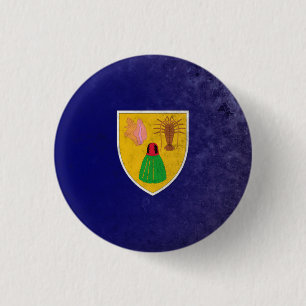 Turks- en Caicoseilanden Ronde Button 3,2 Cm
