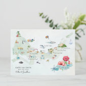 Turks- en Caicoseilanden | Routekaart bestemming b Kaart (Staand voorkant)