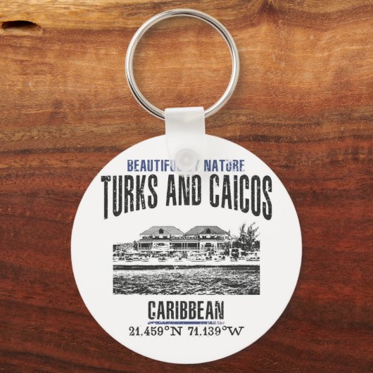 Turks- en Caicoseilanden Sleutelhanger (Voorkant)