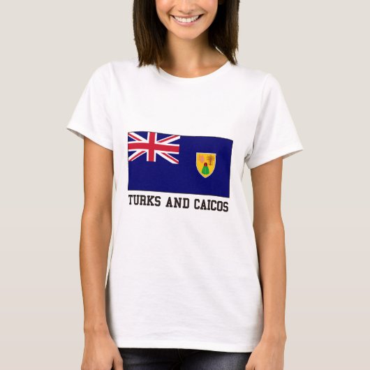 Turks- en Caicoseilanden T-shirt (Voorkant)