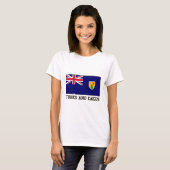 Turks- en Caicoseilanden T-shirt (Voorkant volledig)
