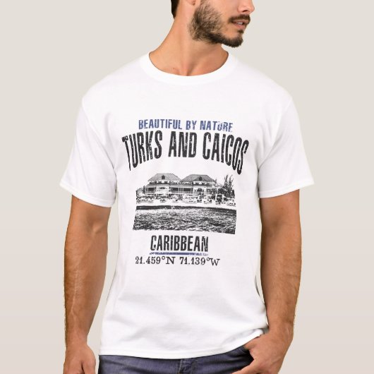 Turks- en Caicoseilanden T-shirt (Voorkant)
