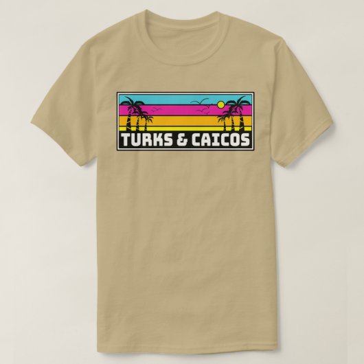 Turks- en Caicoseilanden T-shirt (Design voorkant)