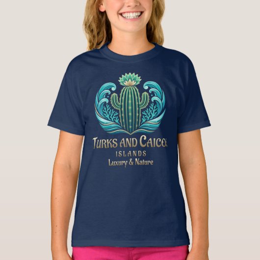 Turks- en Caicoseilanden T-shirt (Voorkant)