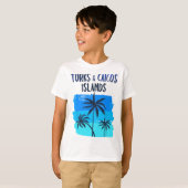 Turks- en Caicoseilanden Vakantie Souvenir Graphic T-shirt (Voorkant volledig)