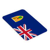 Turks- en Caicoseilanden - vlag - Magneet (Rechterzijde)