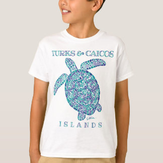 Turks- en Caicoseilanden Zee Turtle T-shirt