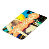 Turks en Caicoseuse Magneet (Linkerzijde)