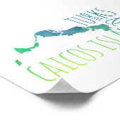 Turks en Caicoseuse Poster (Hoek)