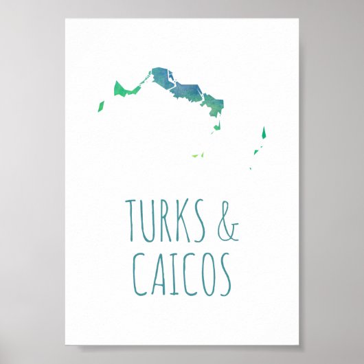 Turks en Caicoseuse Poster (Voorkant)