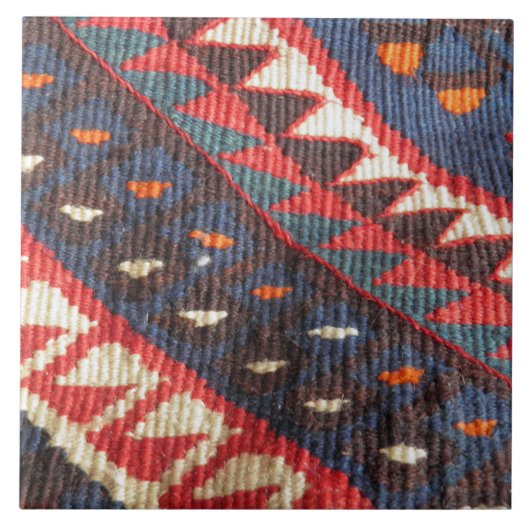 Turks exotisch Bohemisch Boho etnisch Perzisch tap Tegeltje (Voorkant)