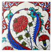 turks floreel ontwerp tegeltje (Voorkant)