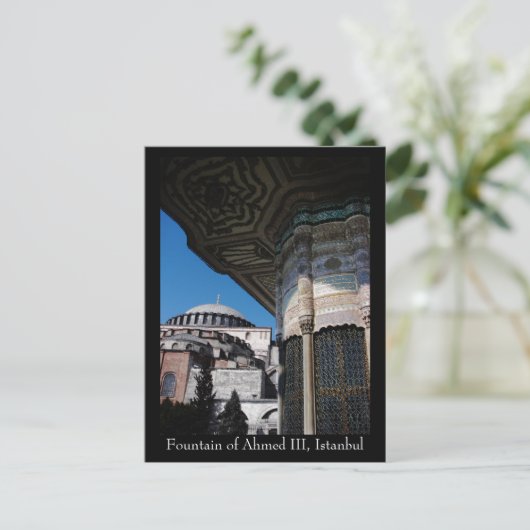 Turks fontein Briefkaart (Staand voorkant)