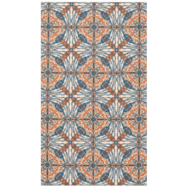 Turks geïnspireerd: getextureerde marine & terraco tafelkleed