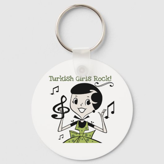 Turks Girls Rock Sleutelhanger (Voorkant)