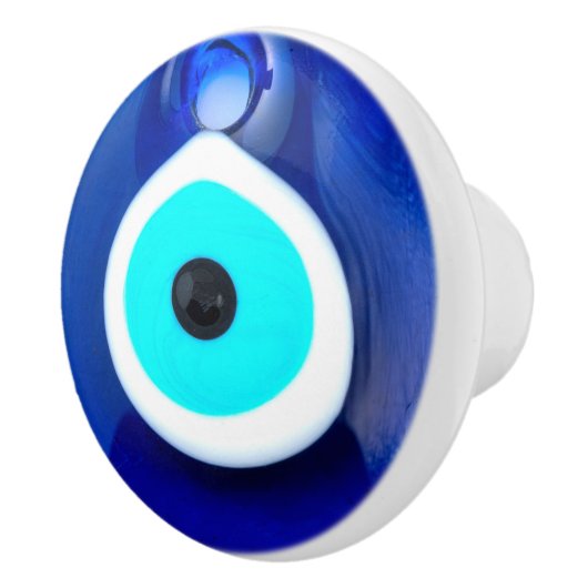 Turks glas nazar  keramische knop