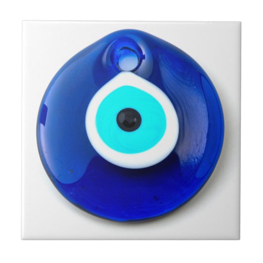 Turks glas nazar tegeltje (Voorkant)