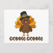 Turks Gobble Gobble Briefkaart (Voorkant)