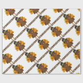 Turks Gobble Gobble Cadeaupapier (Vlak)