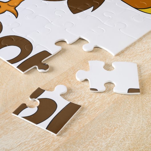 Turks Gobble Gobble Legpuzzel (Zijkant)