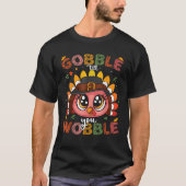Turks Gobble tot je nog een pelgrim Toddler dan T-shirt (Voorkant)