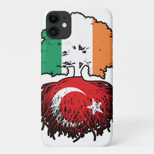 Turks - Iers - boomrootenvlag Case-Mate iPhone Case