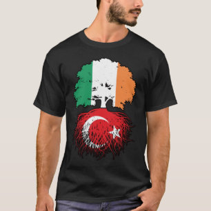 Turks - Iers - boomrootenvlag T-shirt