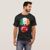Turks - Iers - boomrootenvlag T-shirt (Voorkant volledig)
