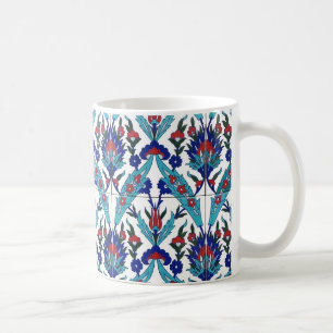 Turks Iznik Floral Pattern Koffiemok