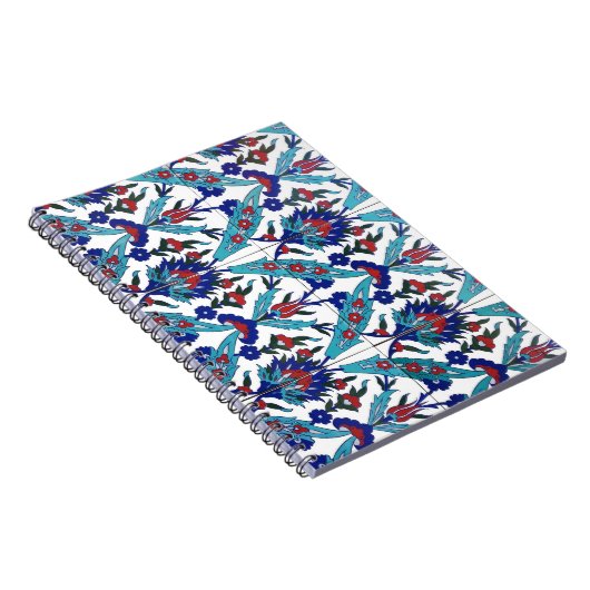 Turks Iznik Floral Pattern Notitieboek (Rechterzijde)