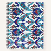 Turks Iznik Floral Pattern Notitieboek (Voorkant)