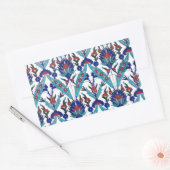 Turks Iznik Floral Pattern Rechthoekige Sticker (Envelop)