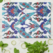 Turks Iznik Floral Pattern Theedoek (Gevouwen)
