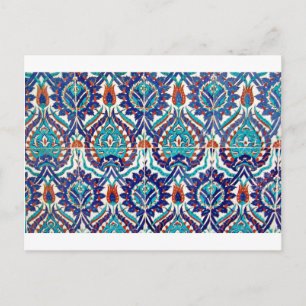 Turks Iznik Ottoman Floral Design Pattern Briefkaart