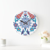 Turks Iznik tegels:  patroon. Grote Klok (Huis)