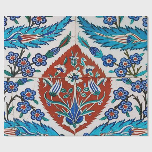 Turks keramisch flesje cadeaupapier (Vlak)