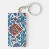 Turks keramisch flesje sleutelhanger (achterkant)