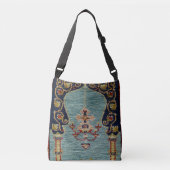 Turks Kilim Carpet Rug Antiek Crossbody Tas (Voorkant)