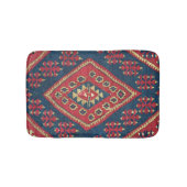 Turks Kilim Carpet Rug Antiek Red Blue Badmat (Voorkant)