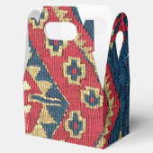 Turks Kilim Carpet Rug Antiek Red Blue Bedankdoosjes (Geopend)